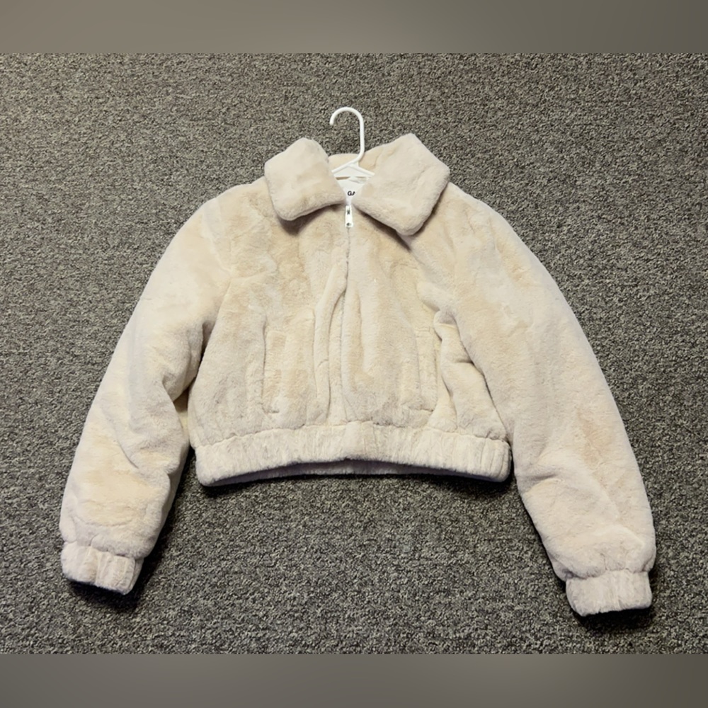 Garage Faux Fur Bomber Jacket